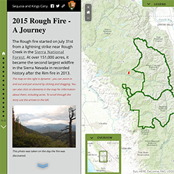 Rough Fire Interactive Map - National Park Service